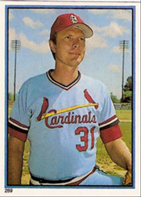 1983 Topps Baseball Stickers     289     Bob Forsch